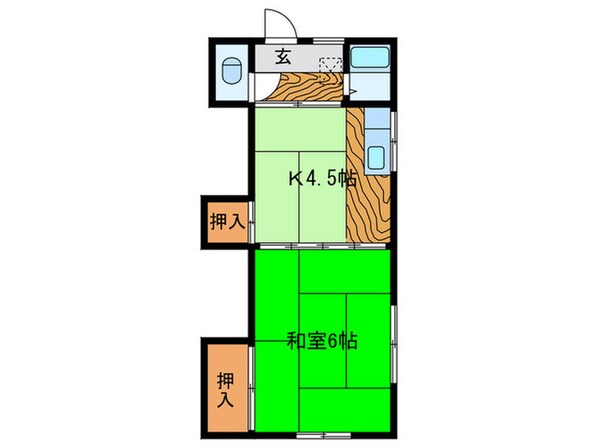 小畑荘の物件間取画像